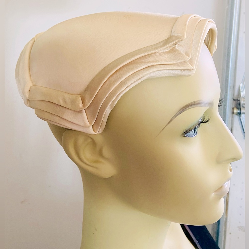 Vintage Satin Pillhat Cap